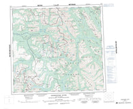 094E Toodoggone River Canadian topographic map, 1:250,000 scale
