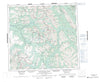 094E Toodoggone River Canadian topographic map, 1:250,000 scale