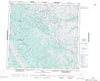 094F Ware Canadian topographic map, 1:250,000 scale