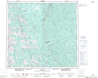 094G Trutch Canadian topographic map, 1:250,000 scale