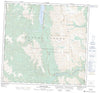 094K13 Muncho Lake Canadian topographic map, 1:50,000 scale