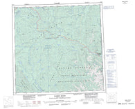 094M Rabbit River Canadian topographic map, 1:250,000 scale