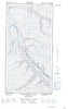 094O05W Capot Blanc Creek Canadian topographic map, 1:50,000 scale