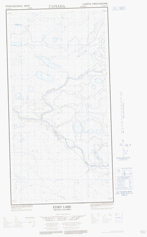 094P11E Etset Lake Canadian topographic map, 1:50,000 scale
