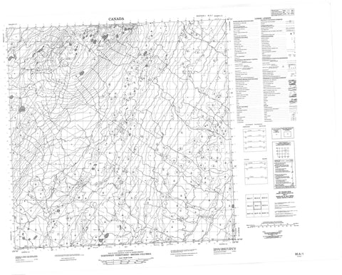 095A01 No Title Canadian topographic map, 1:50,000 scale