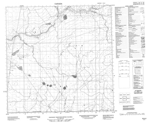 095A04 No Title Canadian topographic map, 1:50,000 scale