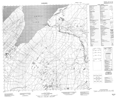 095A06 No Title Canadian topographic map, 1:50,000 scale