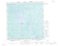 095A Trout Lake Canadian topographic map, 1:250,000 scale
