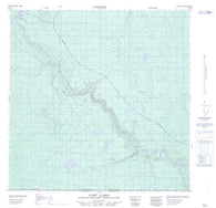 095B03 Fort Liard Canadian topographic map, 1:50,000 scale