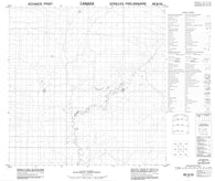 095B10 No Title Canadian topographic map, 1:50,000 scale