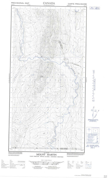 095C01E Mount Martin Canadian topographic map, 1:50,000 scale