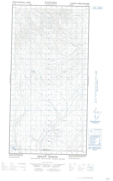 095C01W Mount Martin Canadian topographic map, 1:50,000 scale