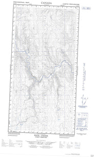 095C05E Pool Creek Canadian topographic map, 1:50,000 scale