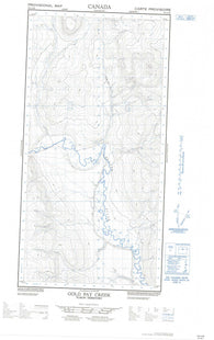 095C06W Gold Pay Creek Canadian topographic map, 1:50,000 scale