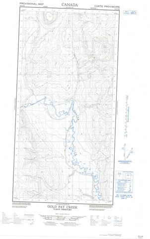 095C06W Gold Pay Creek Canadian topographic map, 1:50,000 scale