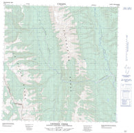 095C09 Chinkeh Creek Canadian topographic map, 1:50,000 scale