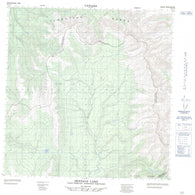 095C15 Dendale Lake Canadian topographic map, 1:50,000 scale