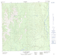 095D05 Acland Creek Canadian topographic map, 1:50,000 scale