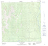 095D05 Acland Creek Canadian topographic map, 1:50,000 scale