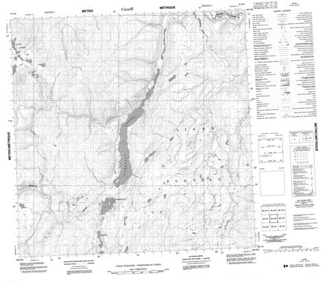 095D08 No Title Canadian topographic map, 1:50,000 scale