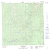 095D12 Hulse Lake Canadian topographic map, 1:50,000 scale