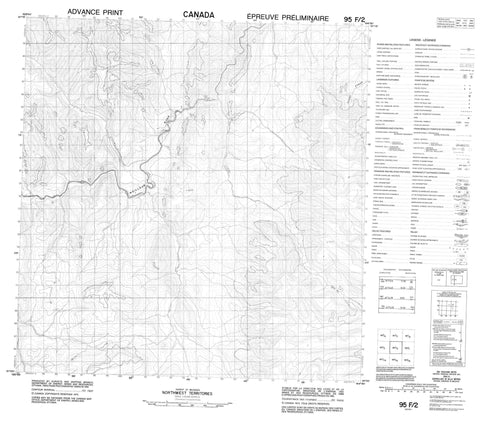 095F02 No Title Canadian topographic map, 1:50,000 scale