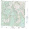 095F07 Second Canyon Canadian topographic map, 1:50,000 scale