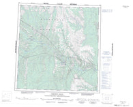 095F Virginia Falls Canadian topographic map, 1:250,000 scale