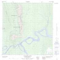 095G03 Nahanni Butte Canadian topographic map, 1:50,000 scale