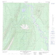 095G04 The Twisted Mountain Canadian topographic map, 1:50,000 scale