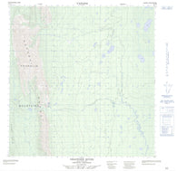 095G06 Grainger River Canadian topographic map, 1:50,000 scale