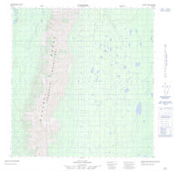 095G11 No Title Canadian topographic map, 1:50,000 scale