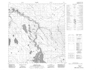 095G15 Sibbeston Lake Canadian topographic map, 1:50,000 scale