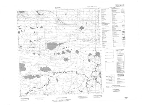 095H01 No Title Canadian topographic map, 1:50,000 scale