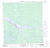 095H14 Fort Simpson Canadian topographic map, 1:50,000 scale