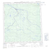 095H Fort Simpson Canadian topographic map, 1:250,000 scale