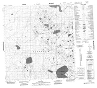 095I01 No Title Canadian topographic map, 1:50,000 scale