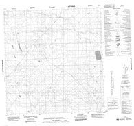 095I02 No Title Canadian topographic map, 1:50,000 scale