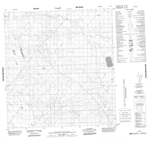 095I02 No Title Canadian topographic map, 1:50,000 scale