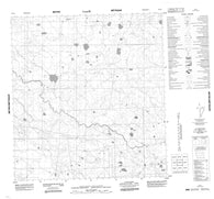 095I06 No Title Canadian topographic map, 1:50,000 scale