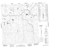 095I09 No Title Canadian topographic map, 1:50,000 scale