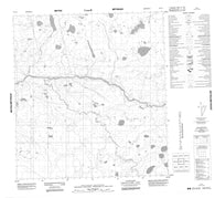 095I11 No Title Canadian topographic map, 1:50,000 scale