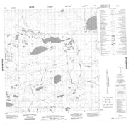 095I14 No Title Canadian topographic map, 1:50,000 scale