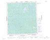 095I Bulmer Lake Canadian topographic map, 1:250,000 scale