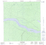 095J01 Trail River Canadian topographic map, 1:50,000 scale