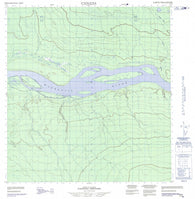 095J02 No Title Canadian topographic map, 1:50,000 scale