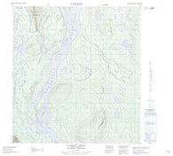 095J06 Camsell Bend Canadian topographic map, 1:50,000 scale