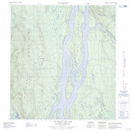 095J11 Mcgern Island Canadian topographic map, 1:50,000 scale