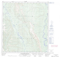 095J12 Paynaychee Mountain Canadian topographic map, 1:50,000 scale