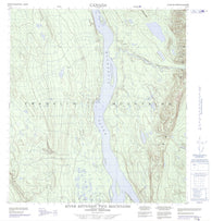 095J14 River Between Two Mountains Canadian topographic map, 1:50,000 scale